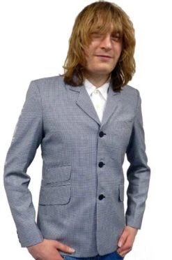 'Barrett' - Retro Mod Houndstooth Blazer By MADCAP -Fashionable Men's Clothing Store Barratt Blazer Jacket Madcap England4 79628.1666958535