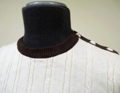 BECKETT Madcap Retro Mod Mens Cable Knit Jumper W -Fashionable Men's Clothing Store Beckett Cable Knit Cream cu2 22555.1666958565