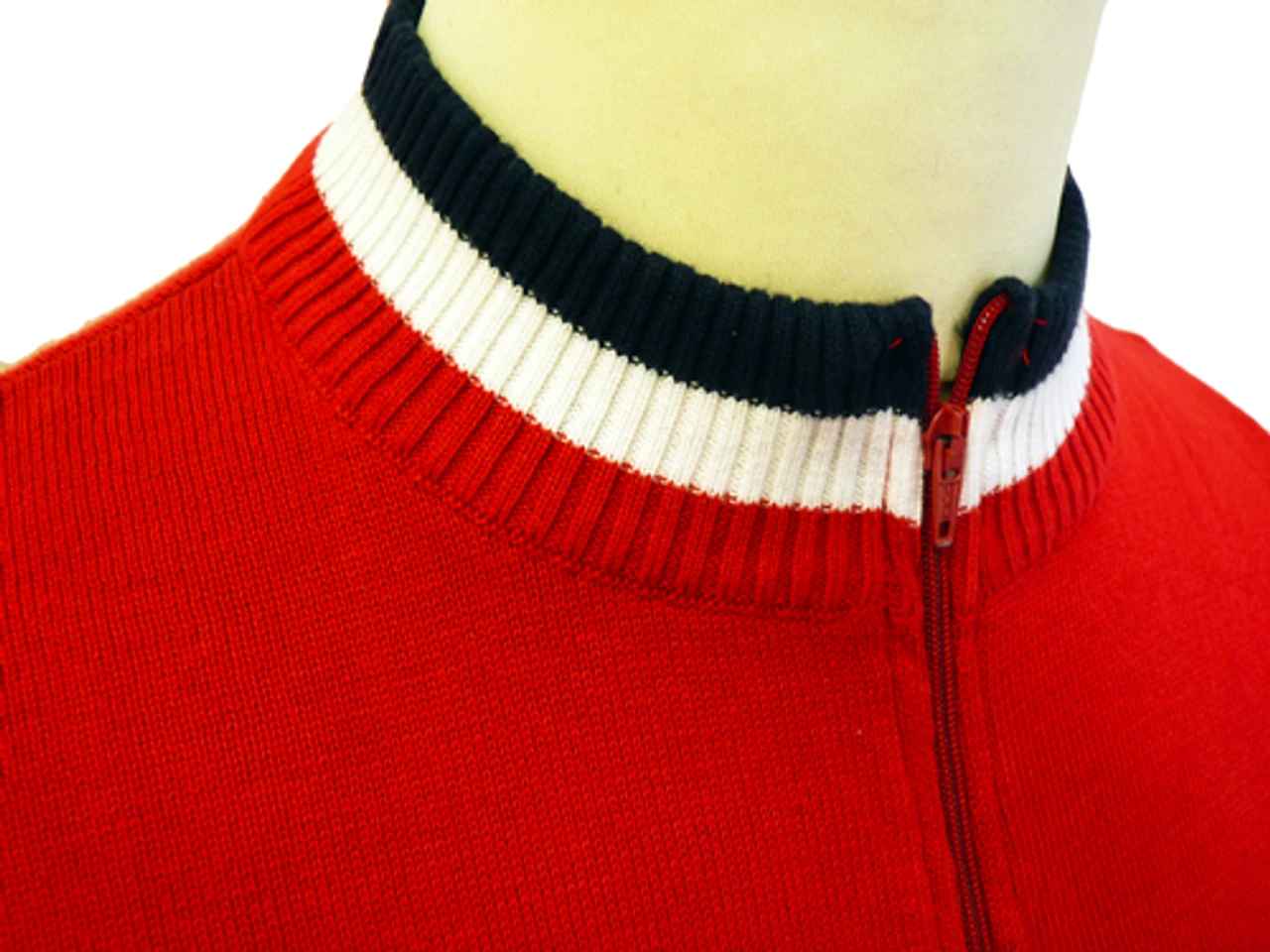 'Hi-Wheel' - Madcap Retro Mod Cycling Top RED/NAVY 6 'Hi-Wheel' - Madcap Retro Mod Cycling Top RED/NAVY - Image 6