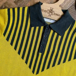 Firebird Mod Waffle Stripe Polo B -Fashionable Men's Clothing Store IMG 8816 03727.1661262975