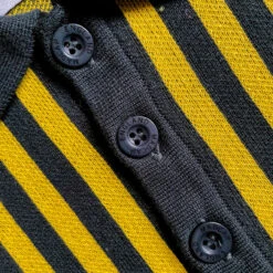 Firebird Mod Waffle Stripe Polo B -Fashionable Men's Clothing Store IMG 8817 55276.1661262977