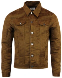 Ealing 60s Mod Faux Suede Jacket -Fashionable Men's Clothing Store Madcap England Ealing Jacket Brown3 06383.1661271476 2