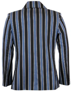Howl MADCAP Double Breasted Retro Stripe Blazer 29 Howl MADCAP Double Breasted Retro Stripe Blazer -Fashionable Men's Clothing Store Madcap England Howl Blazer Black Blue5 07620.1661338547
