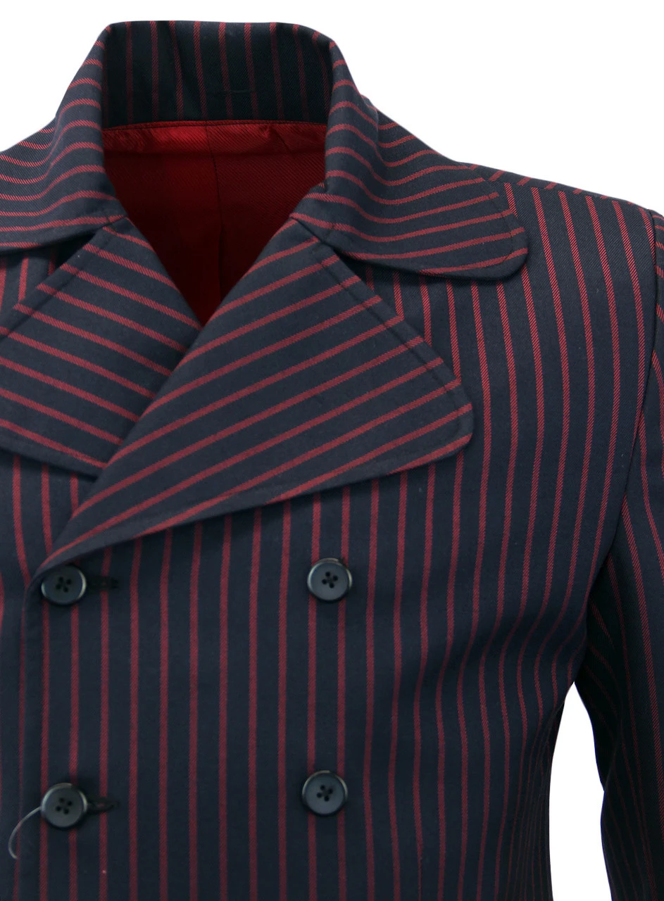 Howl MADCAP Double Breasted Retro Stripe Blazer 12 Howl MADCAP Double Breasted Retro Stripe Blazer - Image 12