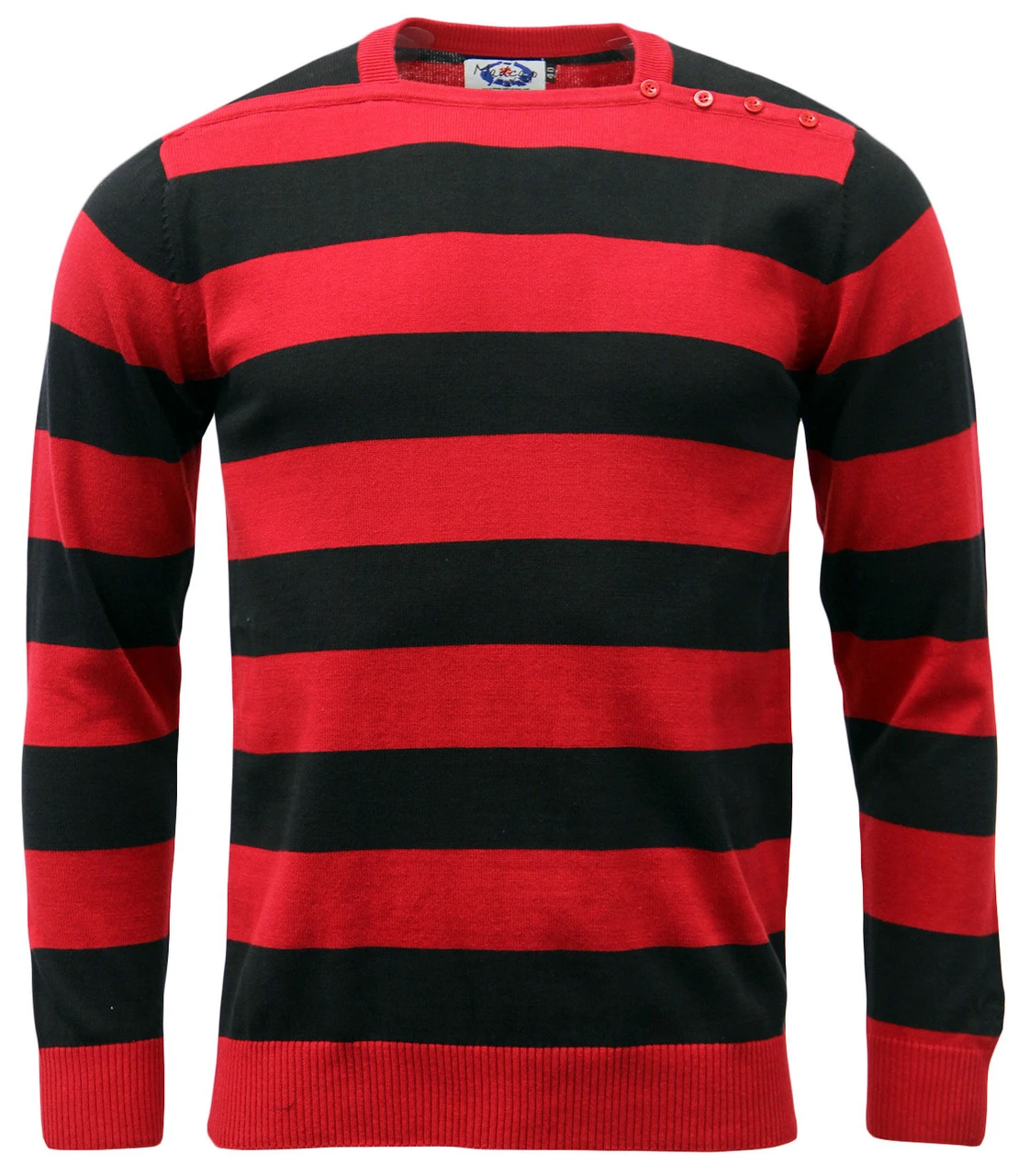 Jones 60s Mod Block Stripe Jumper R 6 Jones 60s Mod Block Stripe Jumper R - Image 6