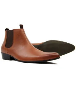 Lightfoot Mod Chelsea Boots (BL) 19 Lightfoot Mod Chelsea Boots (BL) -Fashionable Men's Clothing Store Madcap England Lightfoot Leather Tan4 88401.1661338197 1