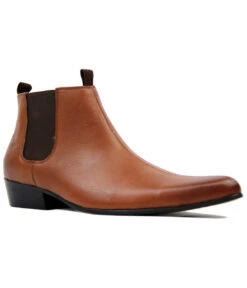 Lightfoot Mod Chelsea Boots BS -Fashionable Men's Clothing Store Madcap England Lightfoot Leather Tan 27915.1661338194 3