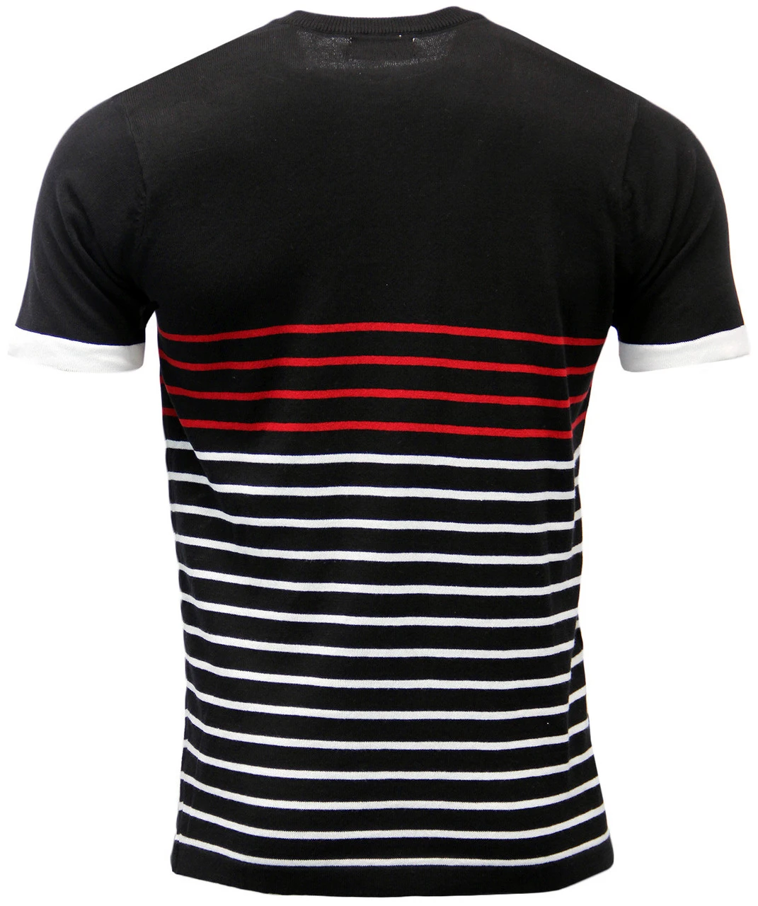 Memphis Retro 60s Mod Atom Neck Breton Jumper (N) 2 Memphis Retro 60s Mod Atom Neck Breton Jumper (N) - Image 2