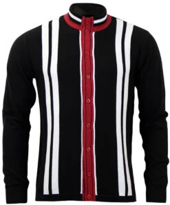 Otis 60s Mod Funnel Neck Cardigan B -Fashionable Men's Clothing Store Madcap England Otis Cardigan 05601.1661273481