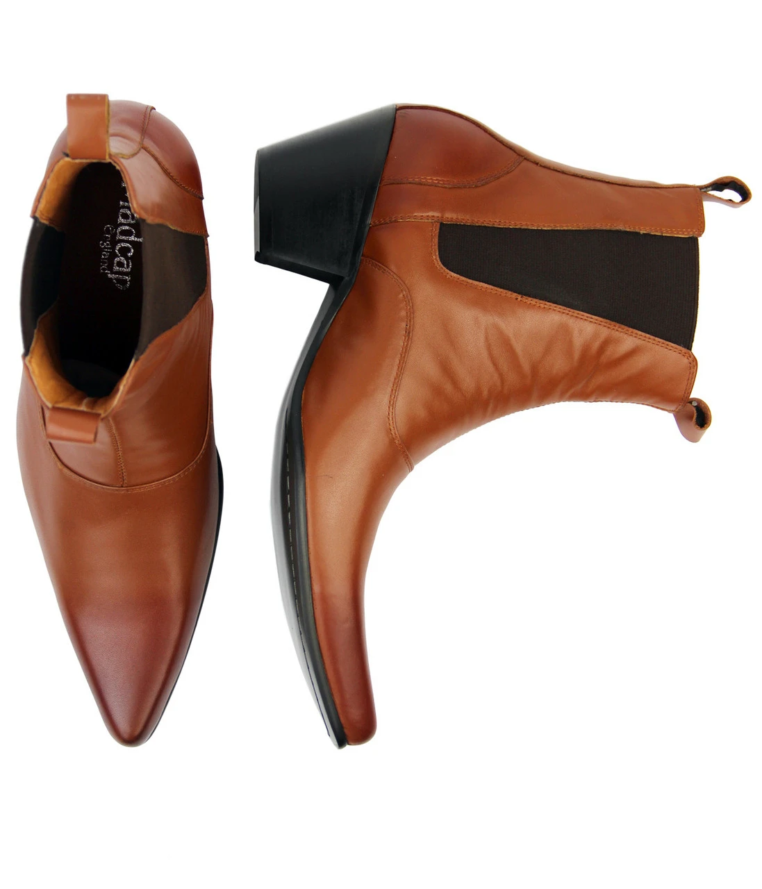 Outlaw Mod Cuban Chelsea Boots (Br) 9 Outlaw Mod Cuban Chelsea Boots (Br) - Image 9