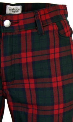 Tartan Trews Retro Mod Trousers BR -Fashionable Men's Clothing Store Madcap England Tartan Trew Green21 93801.1661273638 2