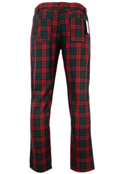 Tartan Trews Retro Mod Trousers BW -Fashionable Men's Clothing Store Madcap England Tartan Trew Green4 50626.1661273637