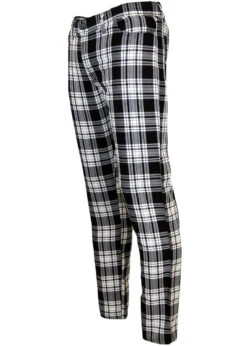 Tartan Trews Retro Mod Trousers BG