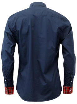 The Whiskey High Collar Mod Shirt N -Fashionable Men's Clothing Store Madcap England The Whiskey Shirt4 26512.1661274137
