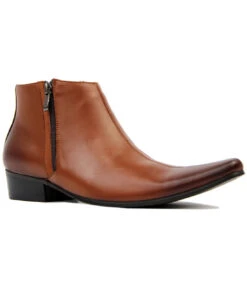 Thunderbolt MADCAP Chisel Toe Chelsea Boots (Br) 31 Thunderbolt MADCAP Chisel Toe Chelsea Boots (Br) -Fashionable Men's Clothing Store Madcap England Thunderbolt Leather Tan 13191.1661338149 1