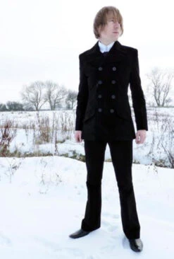 The Velvet Breed Retro Mod Velvet MADCAP Trousers -Fashionable Men's Clothing Store Madcap England Velvet Breed Black42 93753.1666958019