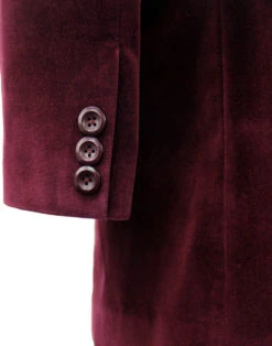 Velvet Goldmine High Collar Coat W -Fashionable Men's Clothing Store Madcap England Velvet Goldmine Wine3 21430.1661273377