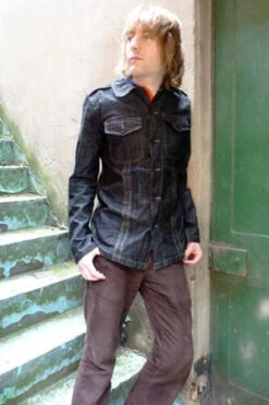 'DENIM LENNON' Madcap Mens Mod Retro Indie Jacket -Fashionable Men's Clothing Store Madcap Denim Lennon Jacket5002 52628.1666958361