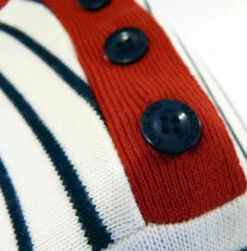 'Breton' MADCAP Mens Retro Mod Stripe Jumper (E) -Fashionable Men's Clothing Store Madcap England Breton Jumper E2 23431.1666958103