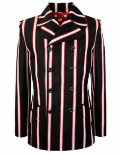 Howl Retro Mod DB Boating Blazer NR -Fashionable Men's Clothing Store Madcap Howl Black Blazer 67147.1661272654 2