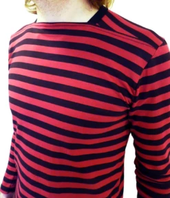 King Bee MADCAP Retro Mod Stripe Atom Neck Tee C -Fashionable Men's Clothing Store Madcap King Bee Top C2 96963.1666957215