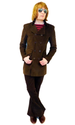 King Bee MADCAP Retro Mod Stripe Atom Neck Tee C -Fashionable Men's Clothing Store Madcap King Bee Top C7 63783.1666957221