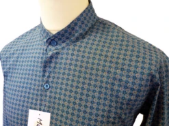 Byrd MADCAP Mens Retro Mod Mandarin Collar Shirt P -Fashionable Men's Clothing Store Madcap Mod Mandrin Collar Shirt B41 42935.1666957710