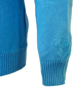 'Marriott' - Madcap Mens Retro Mod Polo Cardigan B -Fashionable Men's Clothing Store Marriott Polo Blue6 90334.1666957399