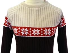 Nordic Winter - MADCAP Retro Snowflake Jumper 5 Nordic Winter - MADCAP Retro Snowflake Jumper -Fashionable Men's Clothing Store Snowflake Ribbed Christmas Jumper2 77996.1666957348