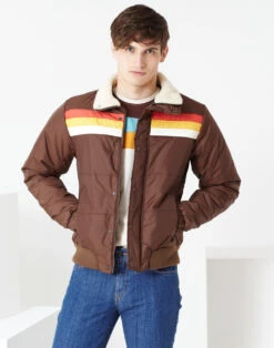 Edge Retro 70s Stripe Ski Jacket MB -Fashionable Men's Clothing Store collibosher edge2 57123.1661269619
