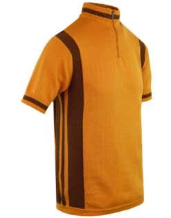Velocita Mod Knit Cycling Top (GO) -Fashionable Men's Clothing Store macap england velocita cycling top gold 4 29869.1661267862