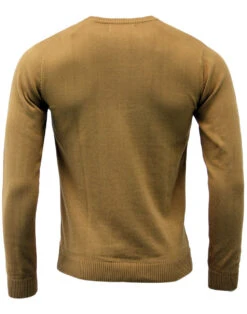 Attack Retro 60s Mod Racing Jumper -Fashionable Men's Clothing Store madcap action racing jumper caramel 4 82915.1661271377 4