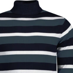 Ashcroft MADCAP Retro 60s Roll Neck Jumper In Blue -Fashionable Men's Clothing Store madcap ashcroft roll neck orion detail 10723.1661259898 1