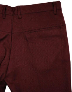 Logan Bootcut Hopsack Trousers (B) 28 Logan Bootcut Hopsack Trousers (B) -Fashionable Men's Clothing Store madcap bootcut hopsack trousers burgundy 1 89671.1661269351 2