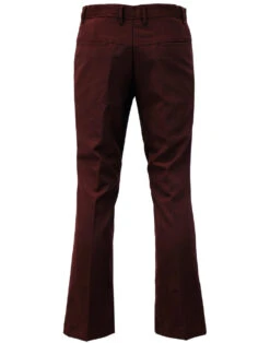 Logan Bootcut Hopsack Trousers (Br) 26 Logan Bootcut Hopsack Trousers (Br) -Fashionable Men's Clothing Store madcap bootcut hopsack trousers burgundy 3 31047.1661269349 1