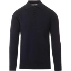 Brando 1960s Mod Knitted Polo (N) 37 Brando 1960s Mod Knitted Polo (N) -Fashionable Men's Clothing Store madcap brando navy 01 92335.1661271597