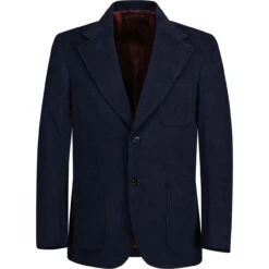 Montana Retro 70s Cord Blazer RUST -Fashionable Men's Clothing Store madcap cord blazer navy front 16072.1661260513 2