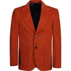 Montana Retro 70s Cord Blazer NAVY -Fashionable Men's Clothing Store madcap cord blazer rust front 18340.1661260496