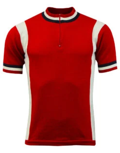 Hi-Wheel Retro Mod Cycling Top RED 5 Hi-Wheel Retro Mod Cycling Top RED -Fashionable Men's Clothing Store madcap cycling top red front 06764.1661269608