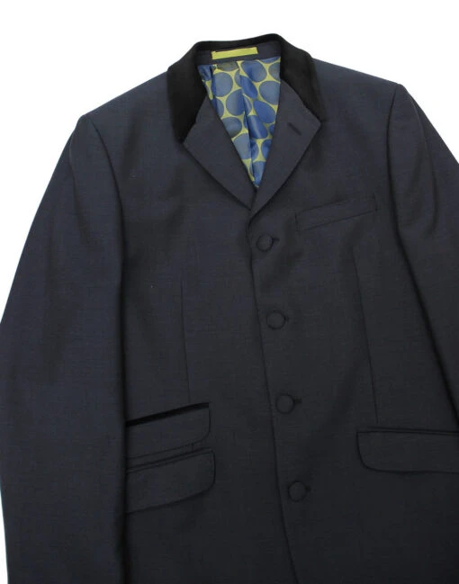 60s Mod 4 Button Mohair Suit Jacket