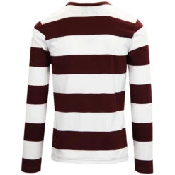 Ally Pally Mod Straight Neck LS Tee -Fashionable Men's Clothing Store madcap england ally pally block stripe tee zinfandel 2 85971.1661266312 1