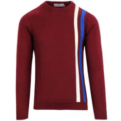 Action 1960s Mod Racing Jumper (PS) -Fashionable Men's Clothing Store madcap england attack racing jumper wine 3 15226.1661266863 3