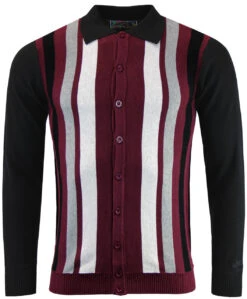 Baltimore Mod Stripe Polo Cardigan -Fashionable Men's Clothing Store madcap england baltimore polo 4 95417.1661271133