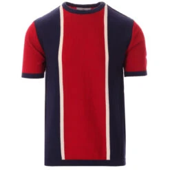 Belmont 1960s Mod Knitted Tee (W) -Fashionable Men's Clothing Store madcap england belmont knit tee lacquer 1 07932.1661261098 1