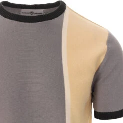 Belmont 1960s Mod Knitted Tee (LR) -Fashionable Men's Clothing Store madcap england belmont knit tee weathervane 2 78483.1661261133