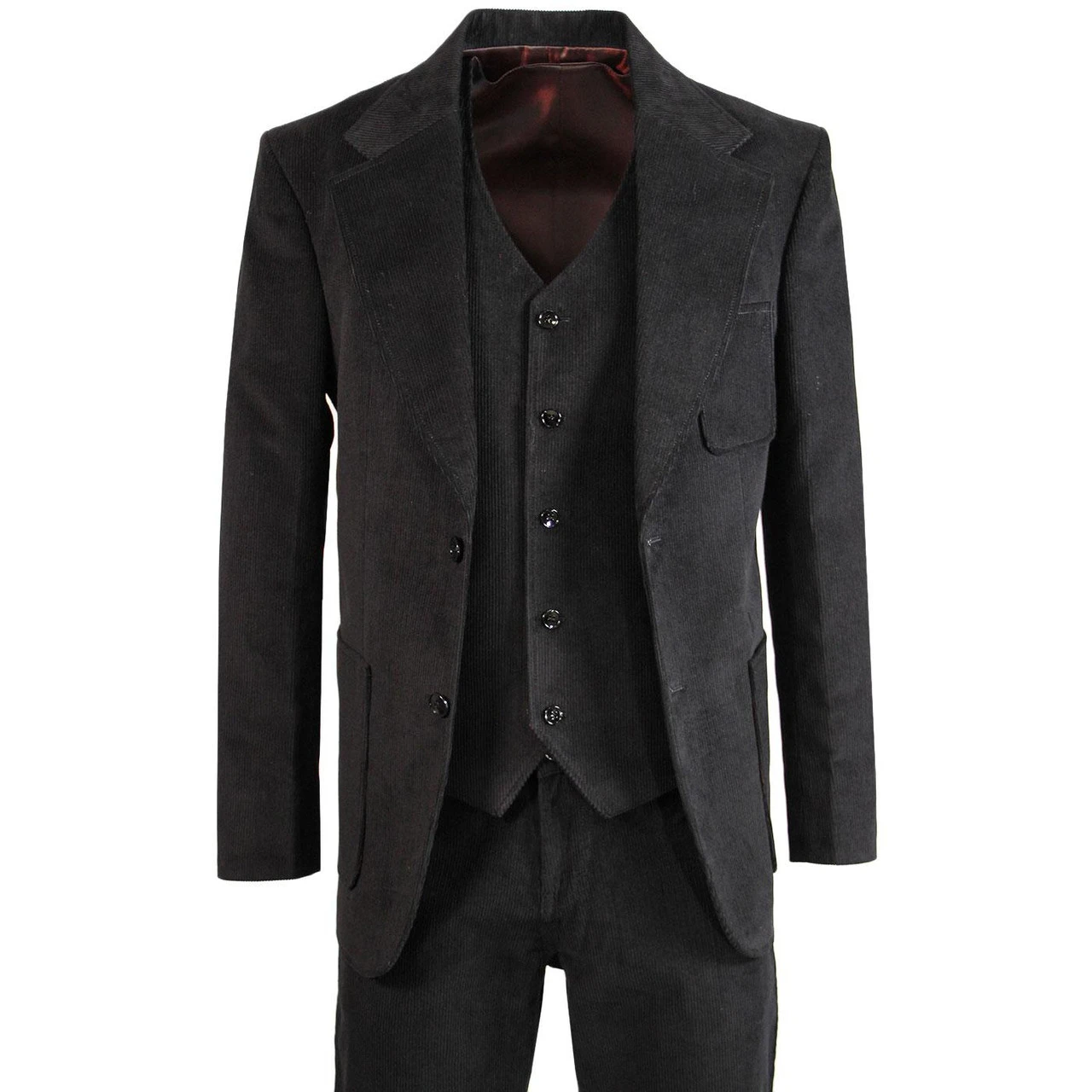 Montana Retro 70s Cord Blazer BLACK 6 Montana Retro 70s Cord Blazer BLACK - Image 6