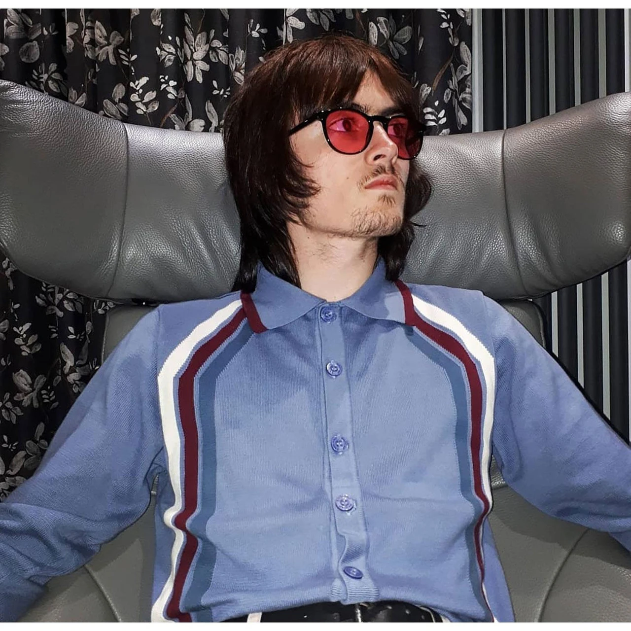 Blast Mod Stripe Polo Cardigan (R) 6 Blast Mod Stripe Polo Cardigan (R) - Image 6