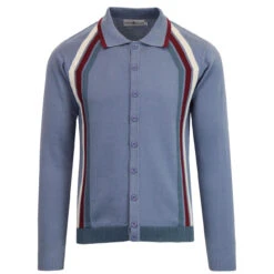 Blast Mod Stripe Polo Cardigan (R) 24 Blast Mod Stripe Polo Cardigan (R) -Fashionable Men's Clothing Store madcap england blast stripe polo cardigan flintstone 3 94466.1661265806 1