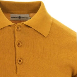 Brando 1960s Mod Knitted Polo DP -Fashionable Men's Clothing Store madcap england brando knitted polo harvest gold 2 16524.1661262227 2