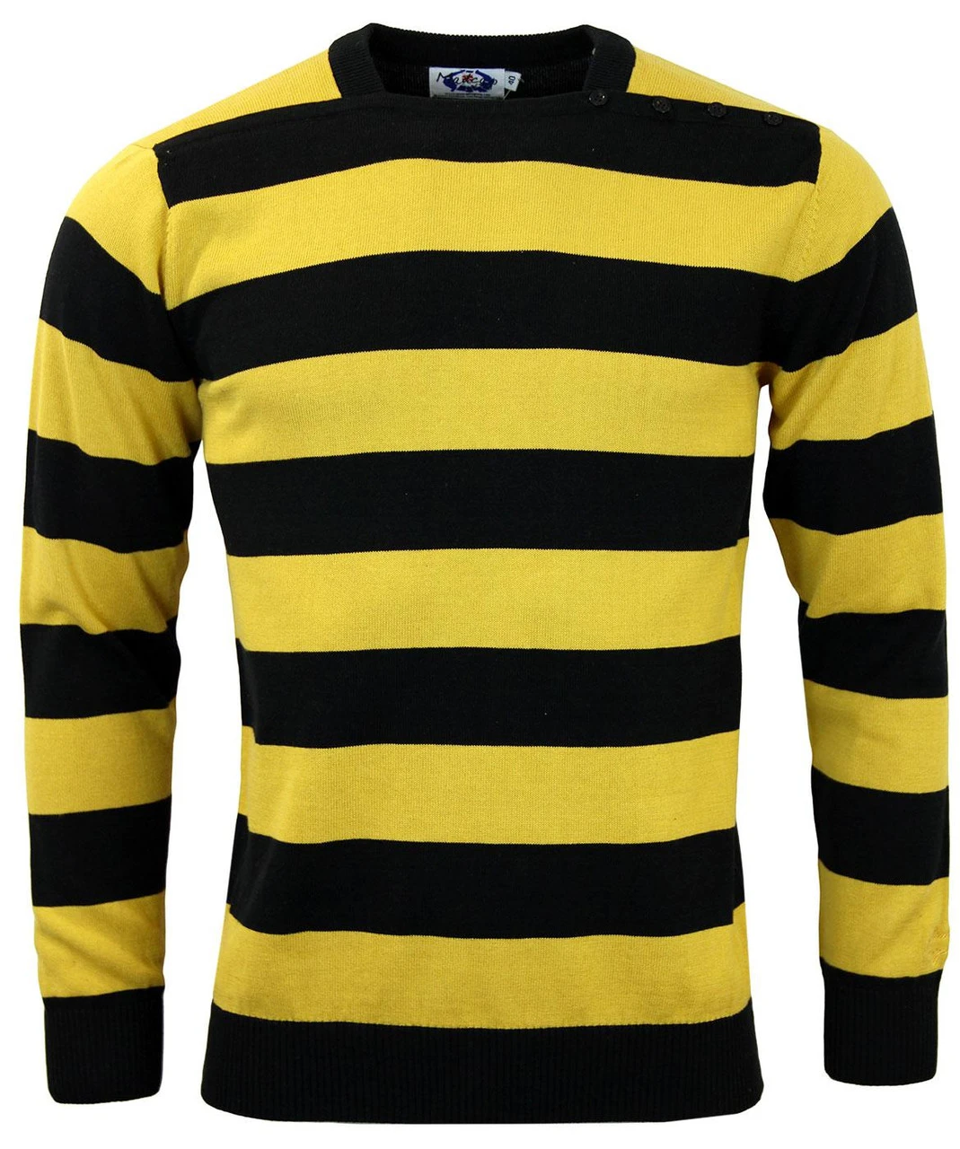 Jones 60s Mod Block Stripe Jumper R 9 Jones 60s Mod Block Stripe Jumper R - Image 9